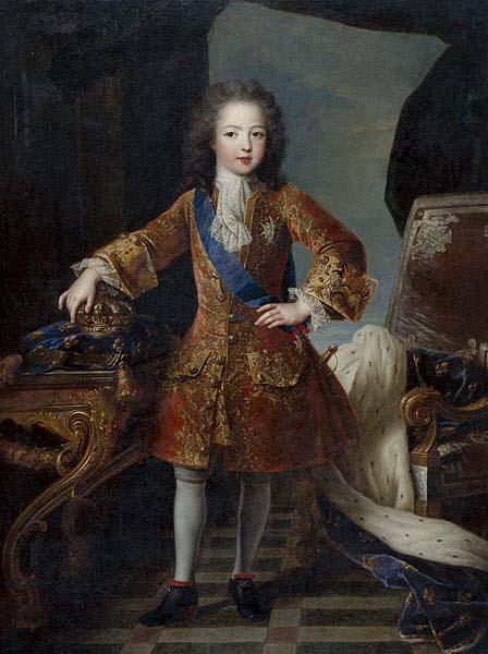 Circle of Pierre Gobert Portrait of King Louis XV of France as child oil painting image